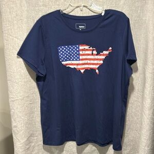 4 items- Bundle of Patriotic 3 tees and 1 dress
